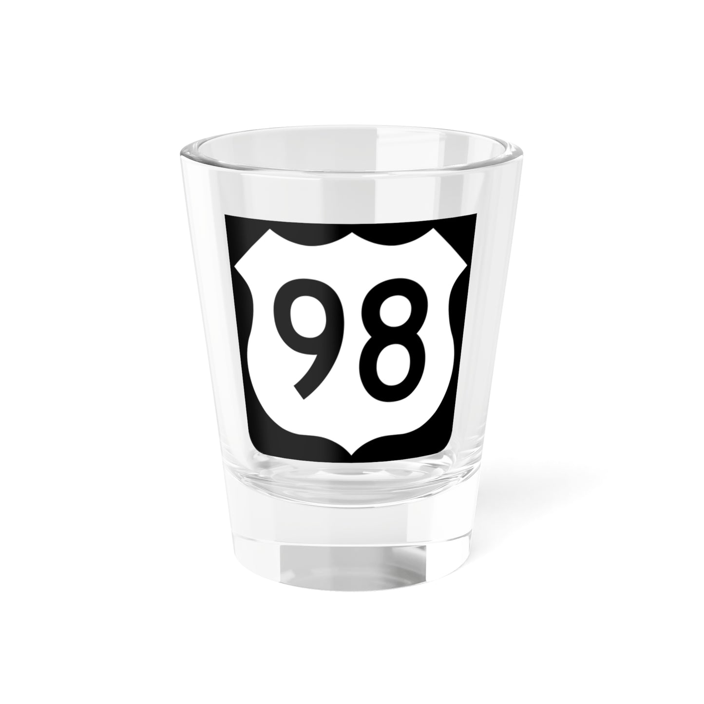US 98 FL reversed (Florida) (Road Sign) Shot Glass 1.5oz