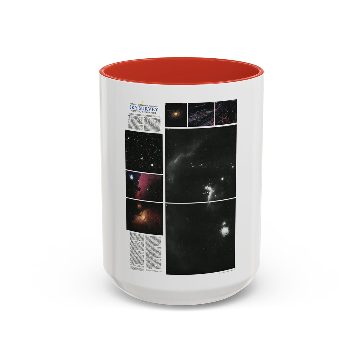 Heavens, The - Palomar Sky Survey (1983) (Map) Accent Coffee Mug