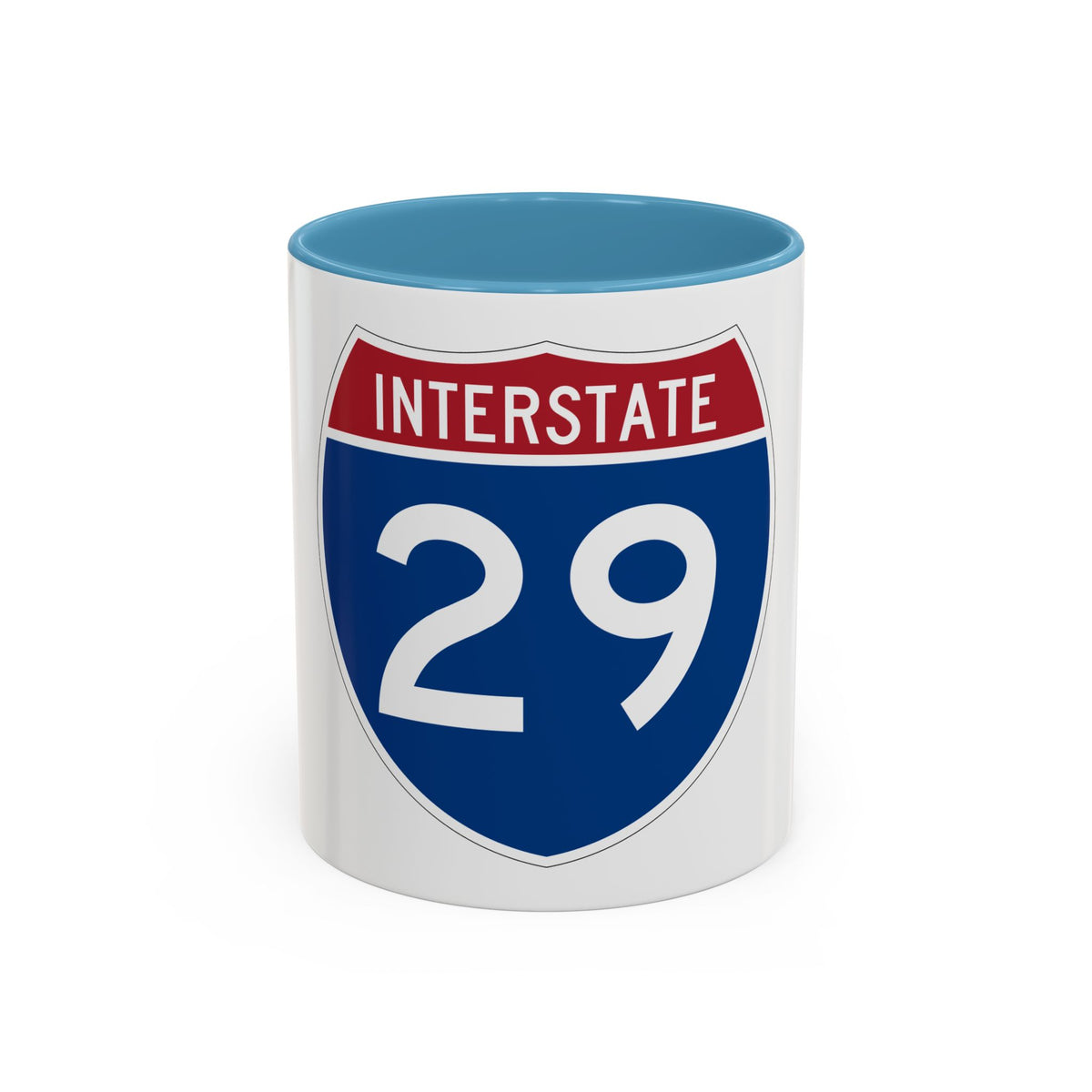 Interstate 29 (U.S. Highways) Accent Coffee Mug