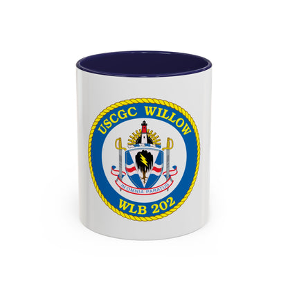 USCGC Willow WLB 202 (U.S. Coast Guard) Accent Coffee Mug