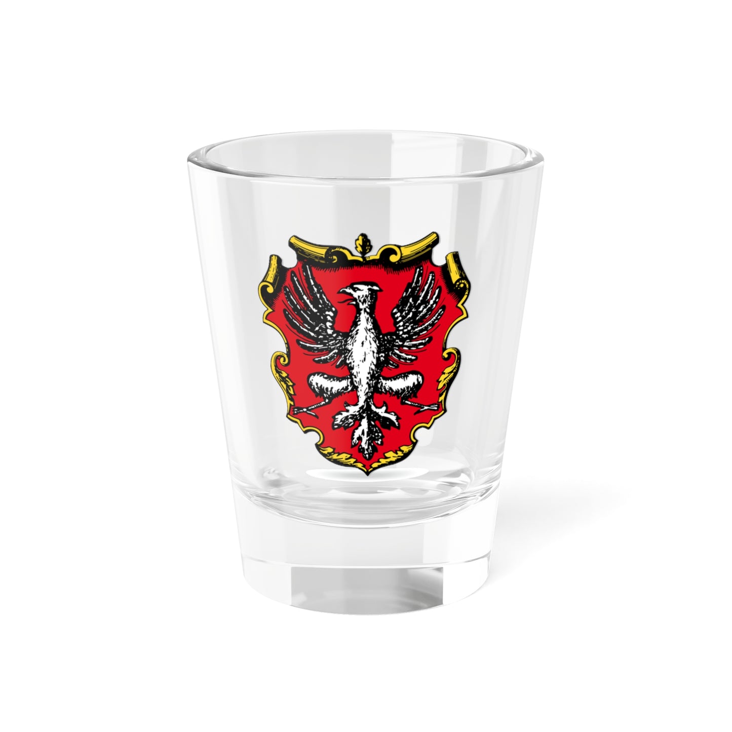 Herbarz Kaspra Niesieckiego Познанское (Lithuania) (Coat of Arms) Shot Glass 1.5oz