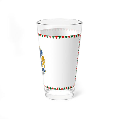 Flag of Hajdusamson (Hungary) Pint Glass 16oz