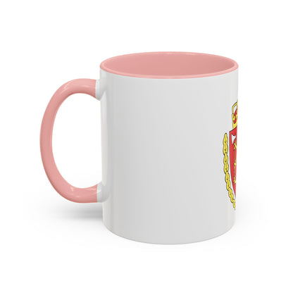 Coat of arms of the Norwegian Customs Service - Accent Coffee Mug