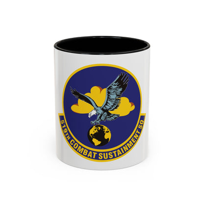 519th Combat Sustainment Squadron (U.S. Air Force) Accent Coffee Mug