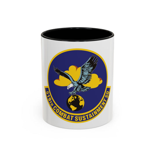 519th Combat Sustainment Squadron (U.S. Air Force) Accent Coffee Mug