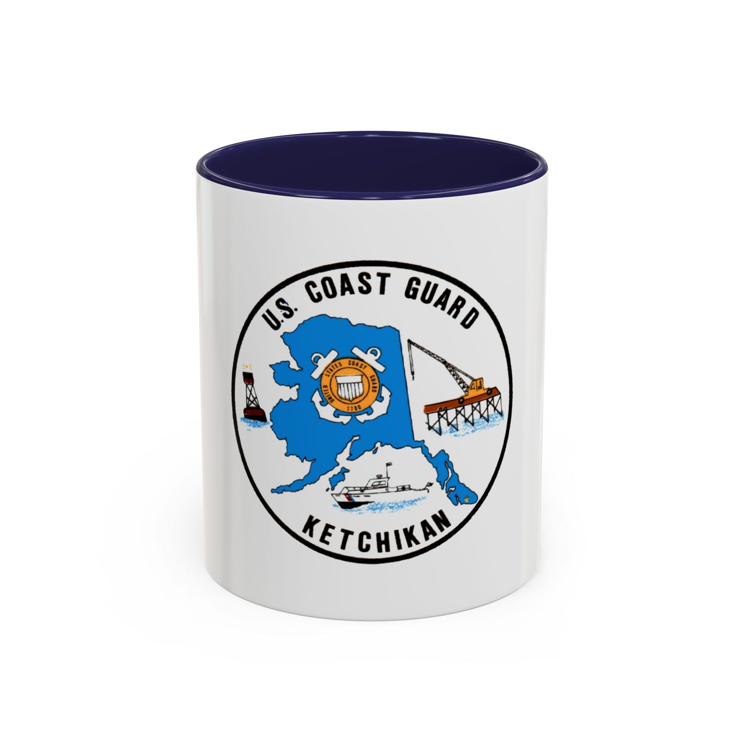 USCGC Planetree WLB 307 (U.S. Coast Guard) Accent Coffee Mug