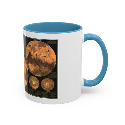 Space - MARS The Red Planet (1973) (Map) Accent Coffee Mug