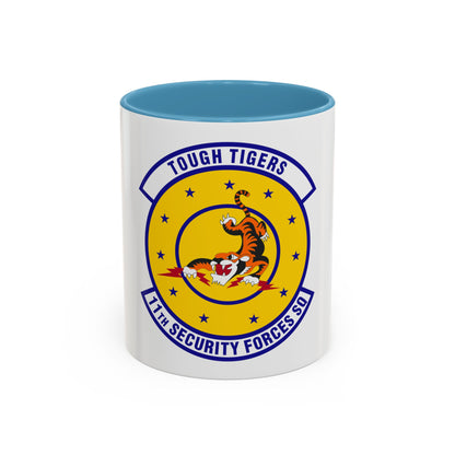 11 Security Forces Squadron USAF (U.S. Air Force) Accent Coffee Mug