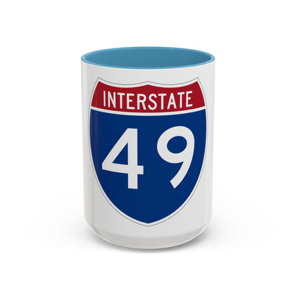 Interstate 49 (U.S. Highways) Accent Coffee Mug