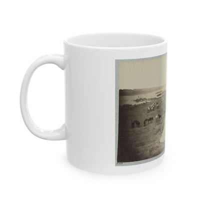 Belle Plain Landing, Va. 002 (U.S. Civil War) White Coffee Mug