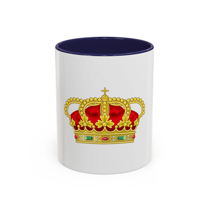 Heraldic Royal Crown of Portugal - Eight Arches - Accent Coffee Mug
