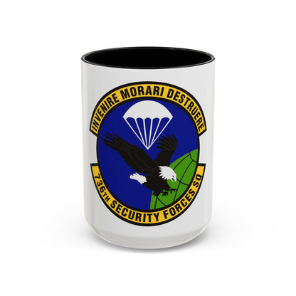 736th Security Forces Squadron (U.S. Air Force) Accent Coffee Mug