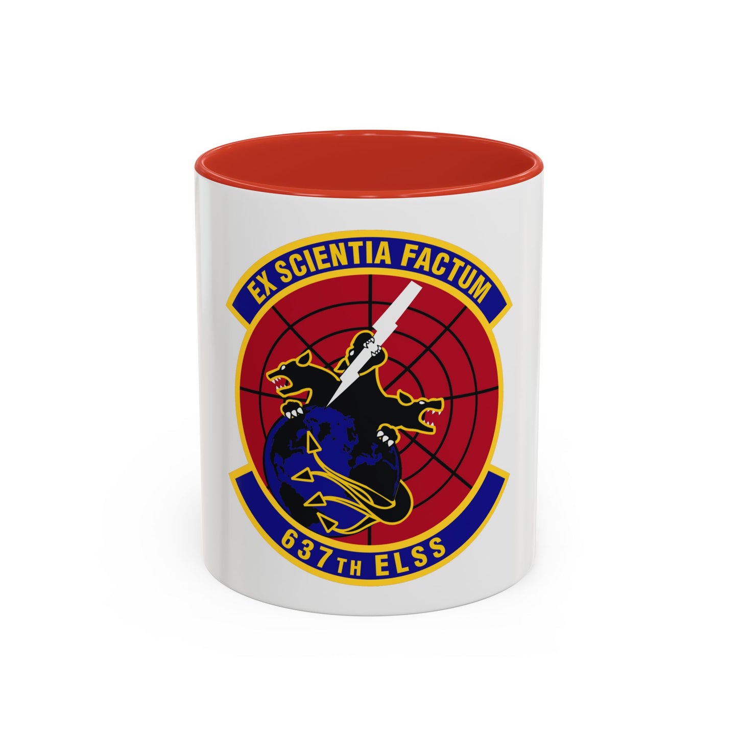 637th Electronic Systems Squadron (U.S. Air Force) Accent Coffee Mug