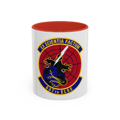 637th Electronic Systems Squadron (U.S. Air Force) Accent Coffee Mug