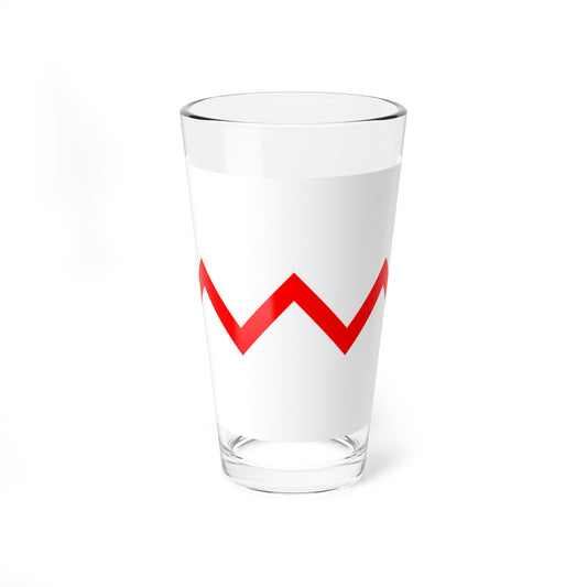 Japanese Army First Battalion Flag (Japan) Pint Glass 16oz
