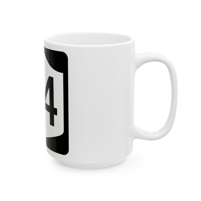 NY-24 (New York) (Road Sign) White Coffee Mug