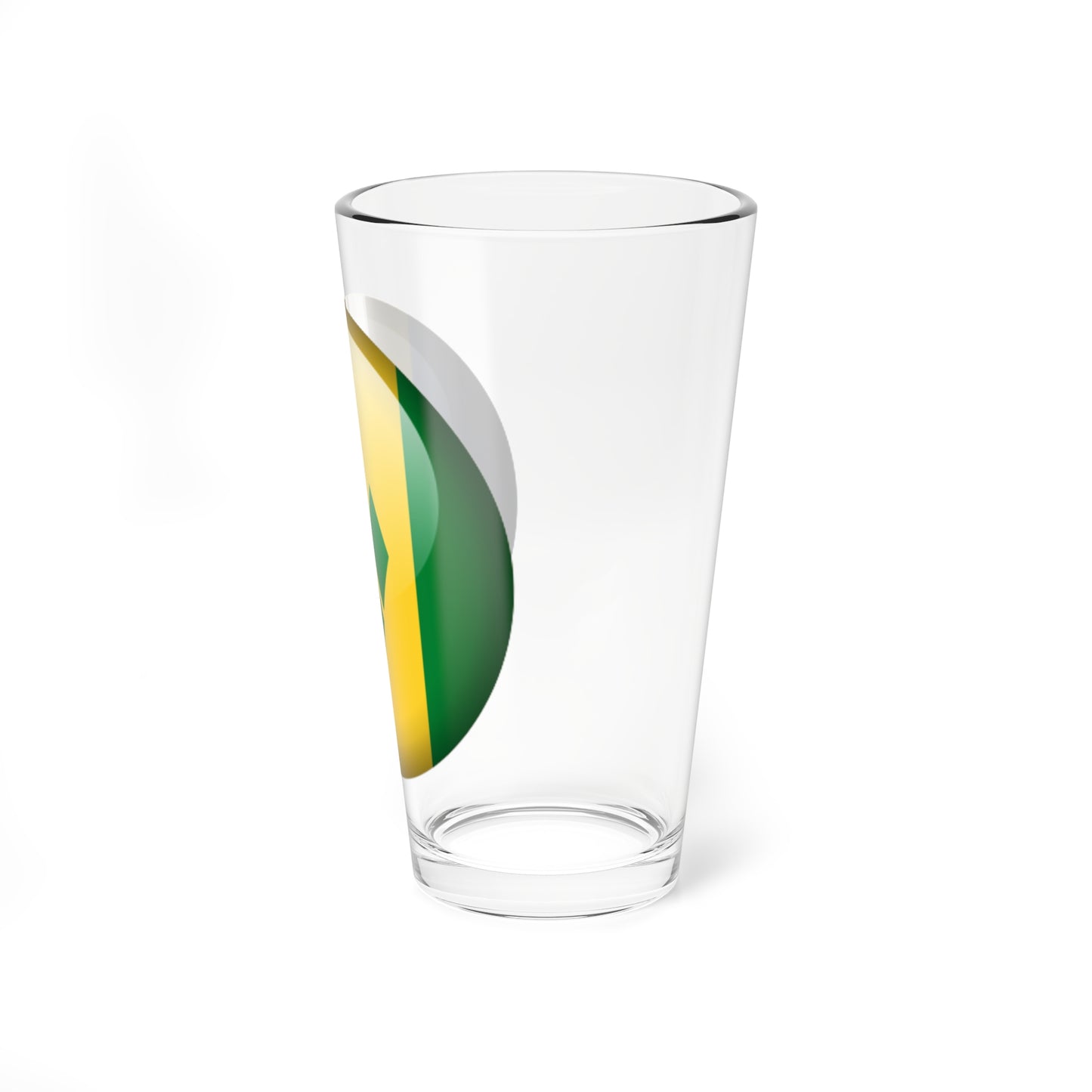 Flag orb Saint Vincent and the Grenadines (Saint Vincent and the Grenadines) Pint Glass 16oz