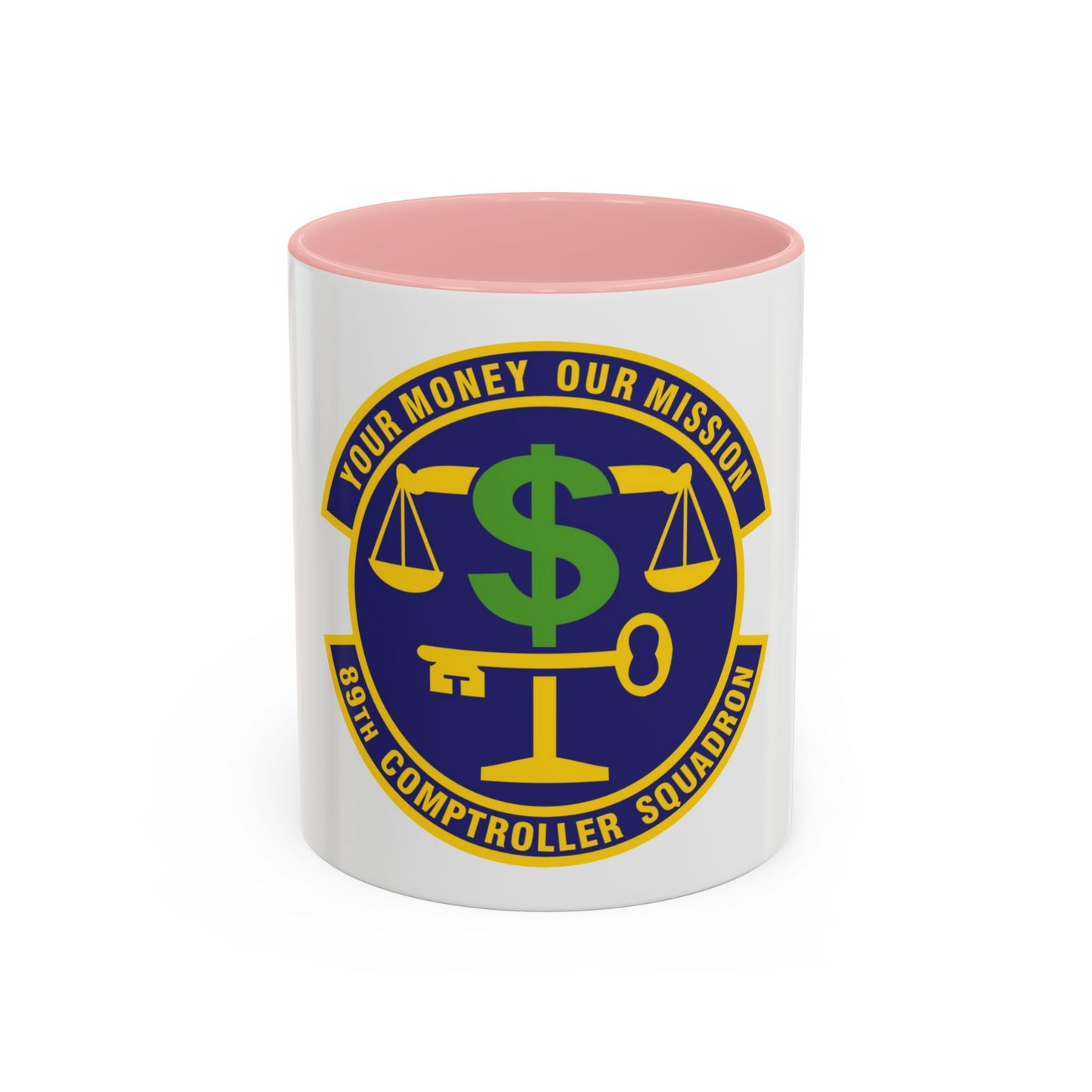89th Comptroller Squadron (U.S. Air Force) Accent Coffee Mug