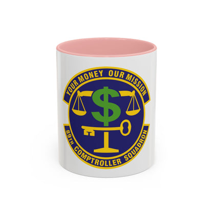 89th Comptroller Squadron (U.S. Air Force) Accent Coffee Mug