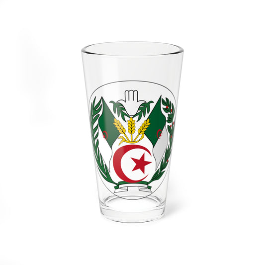 Emblem of Algeria 1971-1976 (Algeria) (Coat of Arms) Pint Glass 16oz