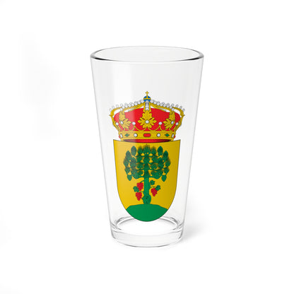 Escudo de A Pobra do Brollón (Spain) (Coat of Arms) Pint Glass 16oz