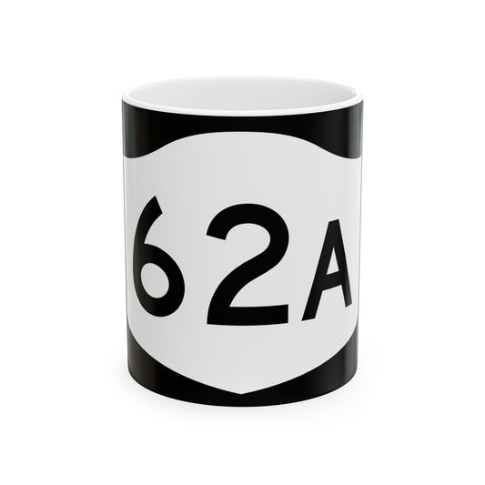 NY-62A (New York) (Road Sign) White Coffee Mug