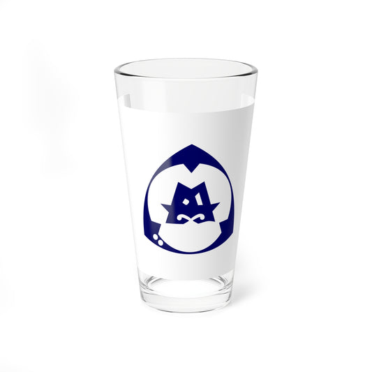 Flag of Shakotan Hokkaido (Japan) Pint Glass 16oz