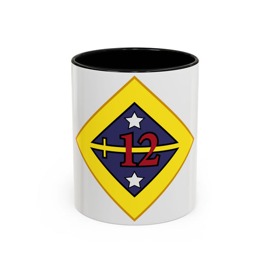 12th US division Insignia (U.S. Army) Accent Coffee Mug