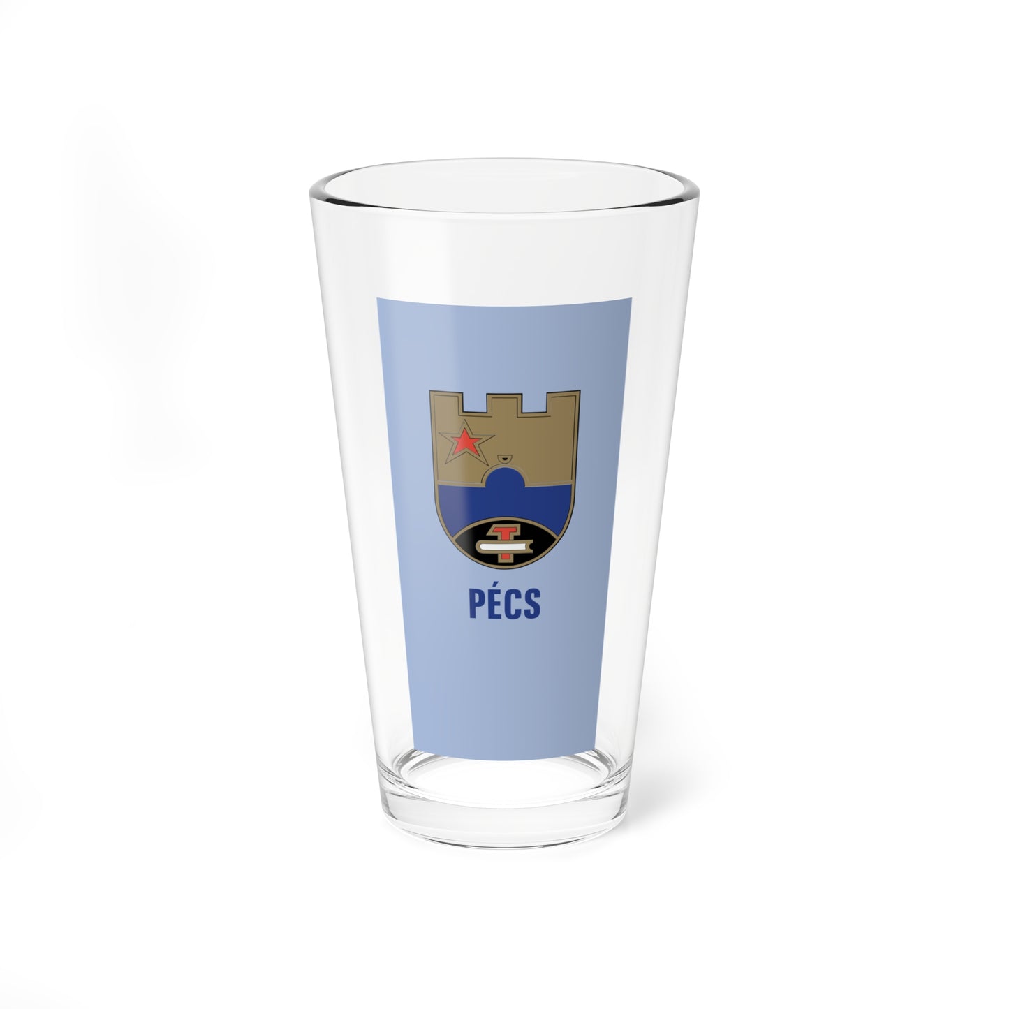 HUN Pecs flag 1974-1989 (Hungary) Pint Glass 16oz