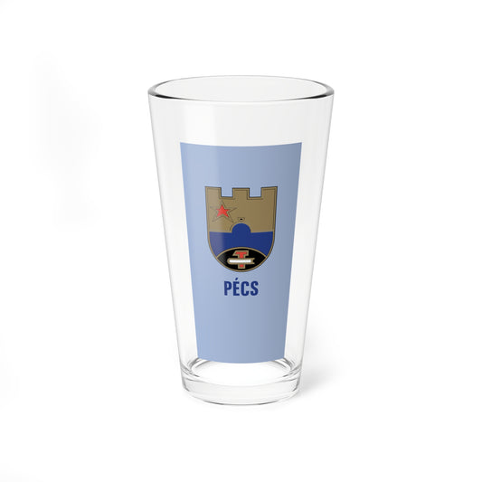 HUN Pecs flag 1974-1989 (Hungary) Pint Glass 16oz