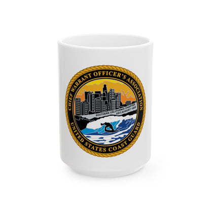 USCG CWO Assoc Surfer (U.S. Coast Guard) White Coffee Mug