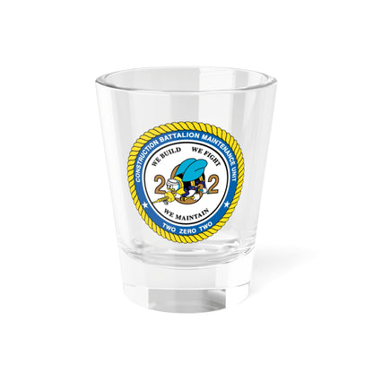 Seabee Unit 202 CBMU 202 (U.S. Navy) Shot Glass 1.5oz