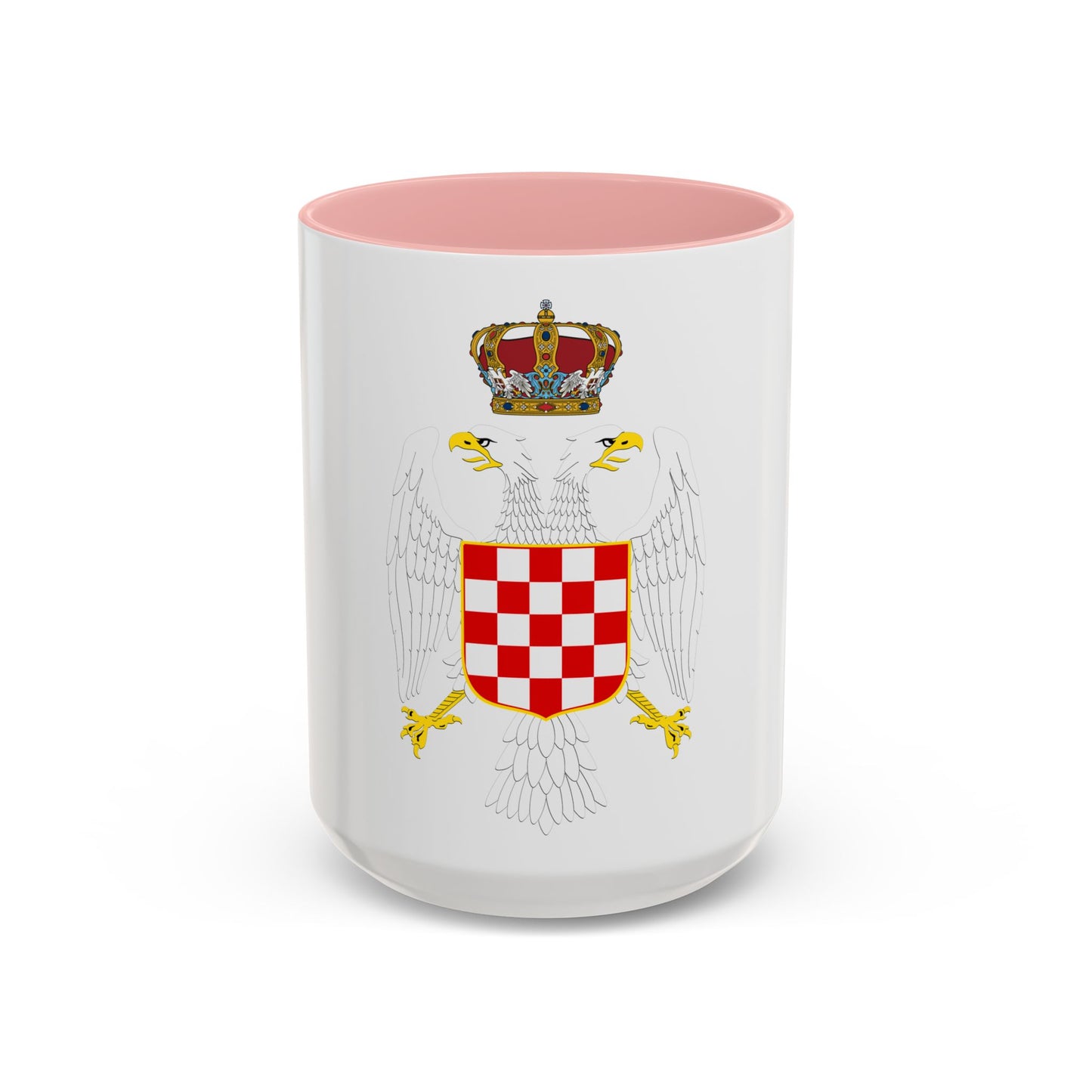 Greater coat of arms of the Banate of Croatia - Accent Coffee Mug