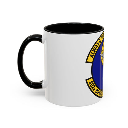 802d Operations Support Squadron (U.S. Air Force) Accent Coffee Mug