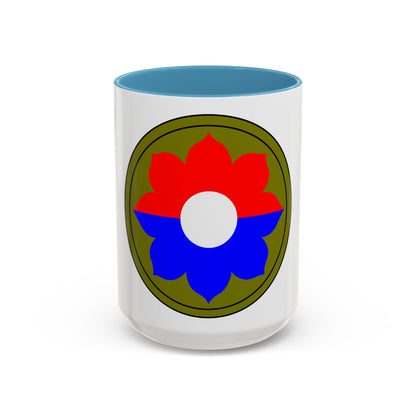 9th Infantry Division patch (U.S. Army) Accent Coffee Mug