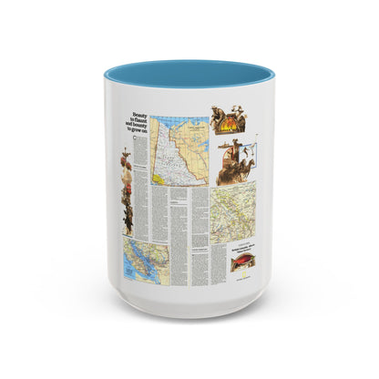 Canada - British Columbia, Alberta & Yukon 2 (1978) (Map) Accent Coffee Mug