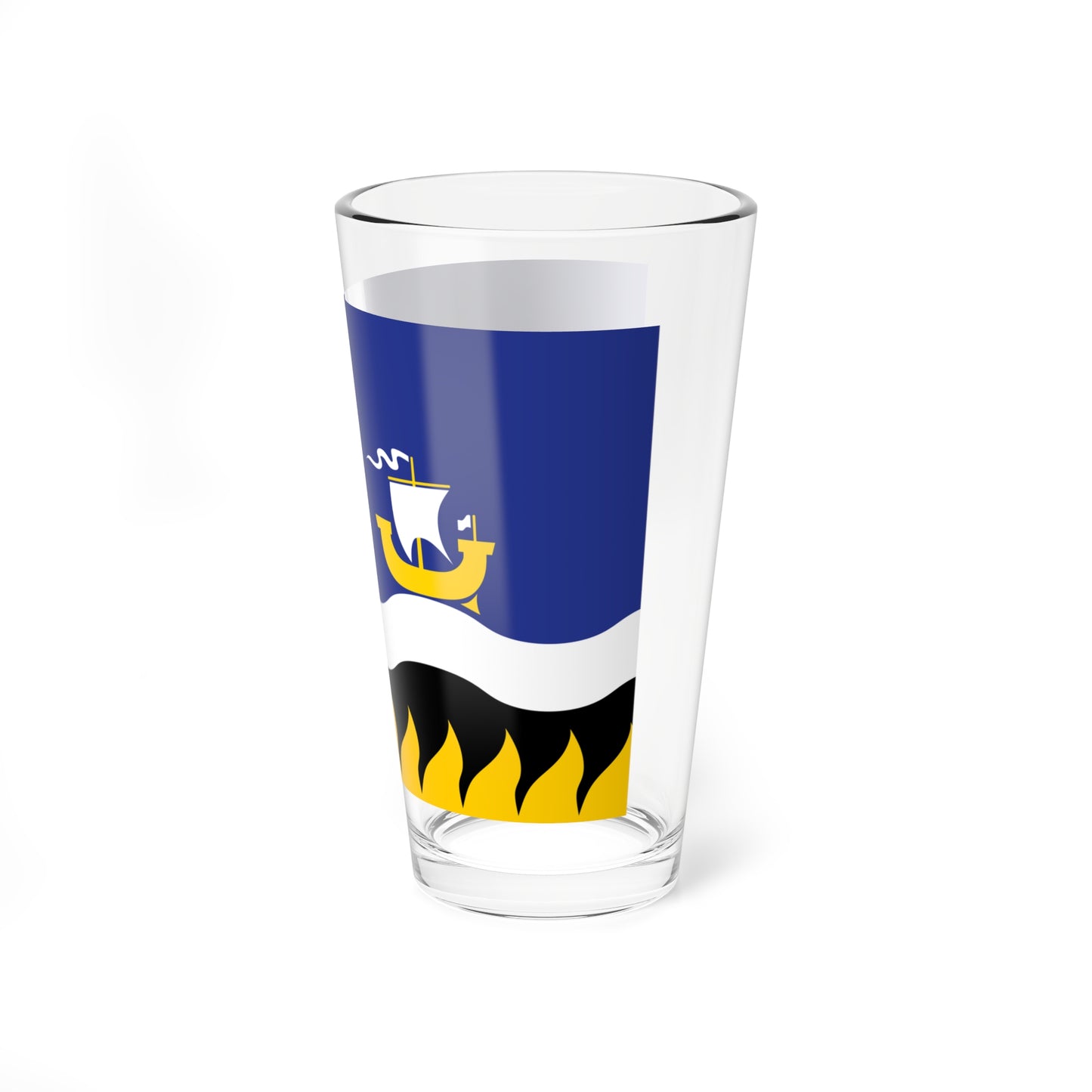 Pays Pagan traditional district flag (France) Pint Glass 16oz