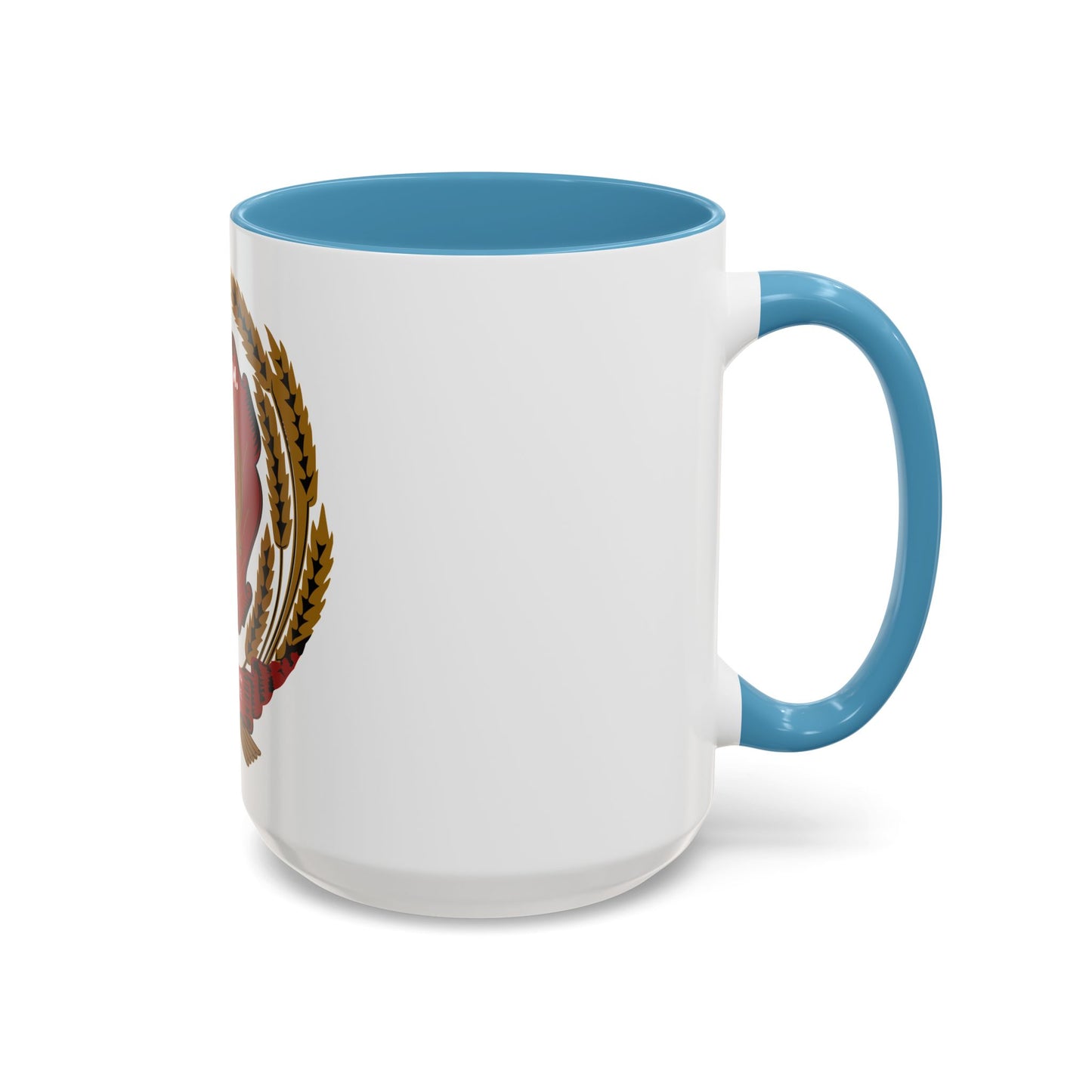 Emblem of the Moldavian SSR (1940-1941) - Accent Coffee Mug