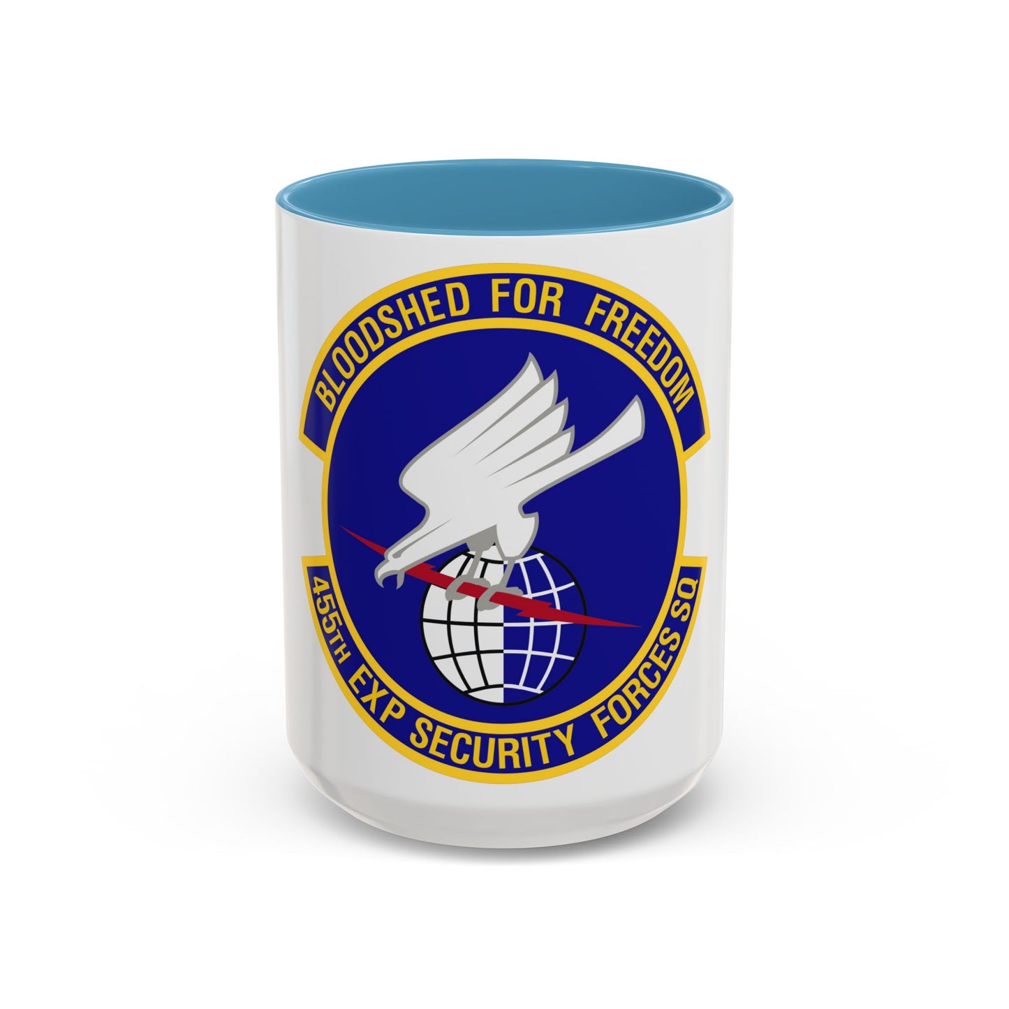 455th Expeditionary Security Forces Squadron (U.S. Air Force) Accent Coffee Mug