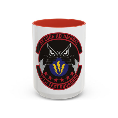 771st Test Squadron (U.S. Air Force) Accent Coffee Mug