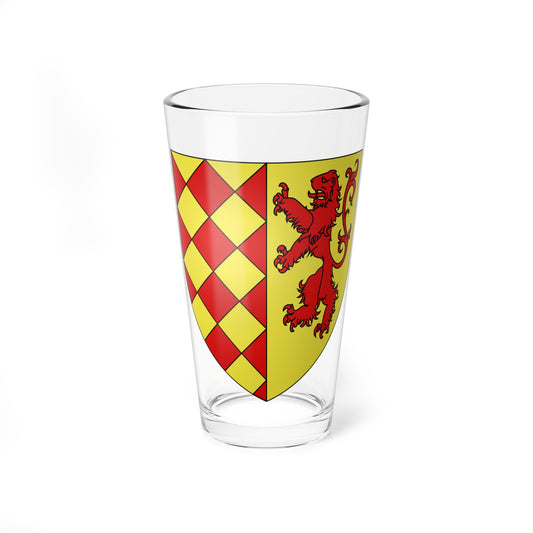 Variante du blason Giovanni (Italy) (Coat of Arms) Pint Glass 16oz