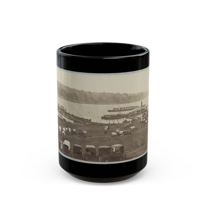 Belle Plain Landing, Va. (U.S. Civil War) Black Coffee Mug