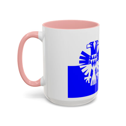 Flag of Arnhem the capital city of the largest province of Gelderland Netherlands - Accent Coffee Mug