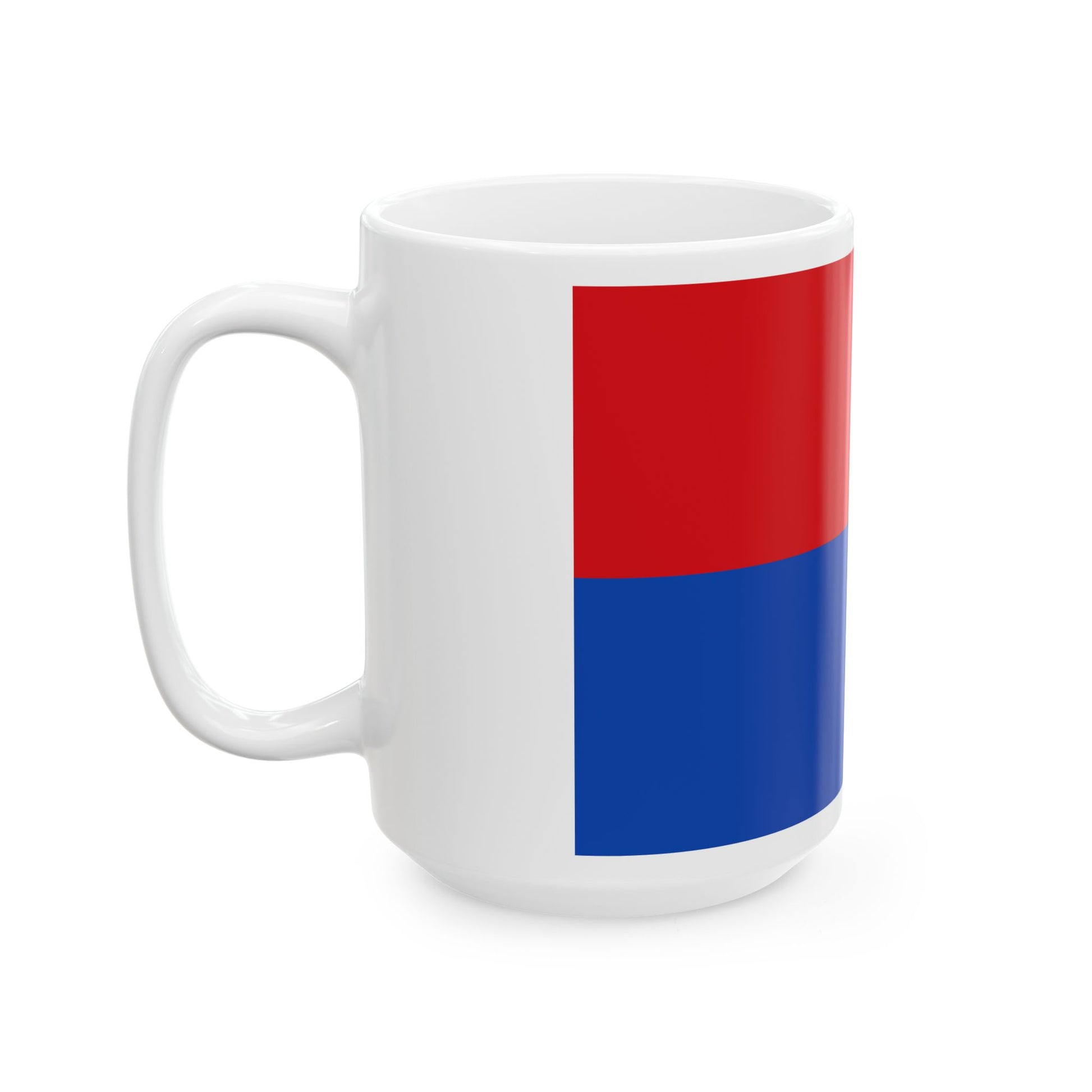 Flag of Cartago Province Costa Rica - White Coffee Mug-Go Mug Yourself