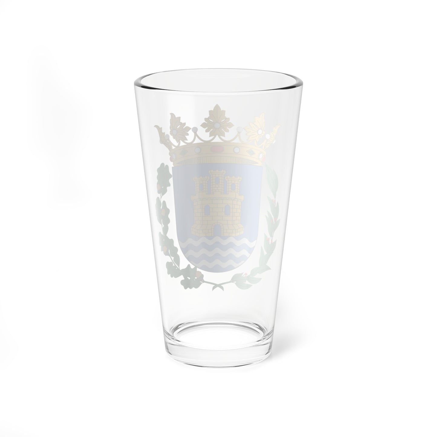 Escudo de Alcalá de Henares alternativo (Spain) (Coat of Arms) Pint Glass 16oz