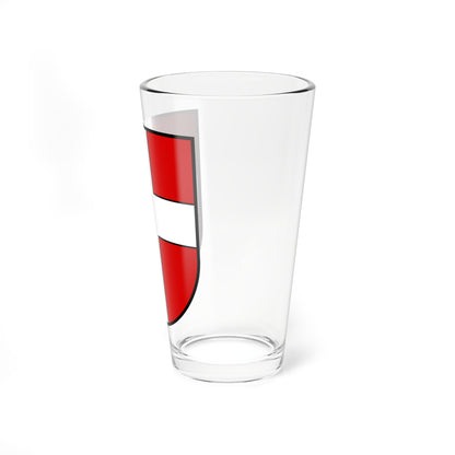 Coat of Arms of Volyn Oblast lesser (Ukraine) (Coat of Arms) Pint Glass 16oz