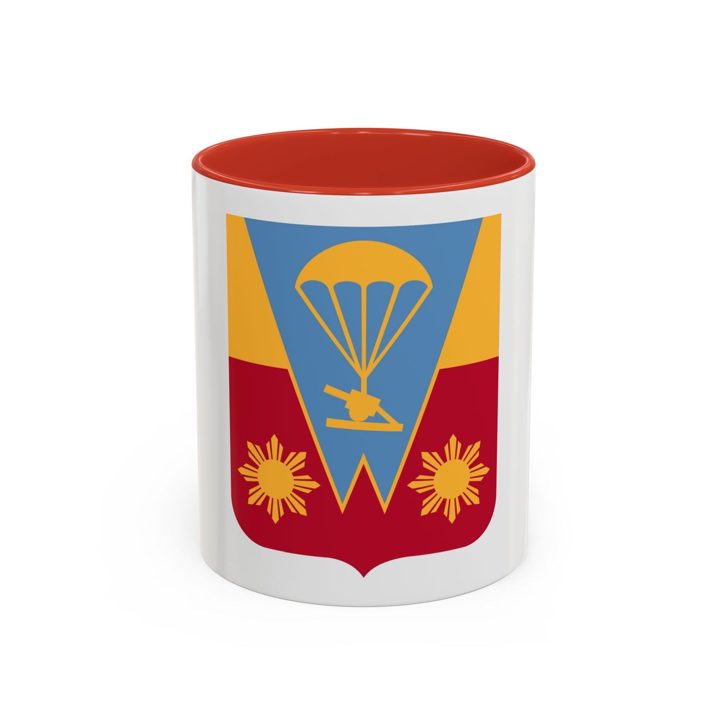 674th Airborne Field Artillery Battalion v2 (U.S. Army) Accent Coffee Mug