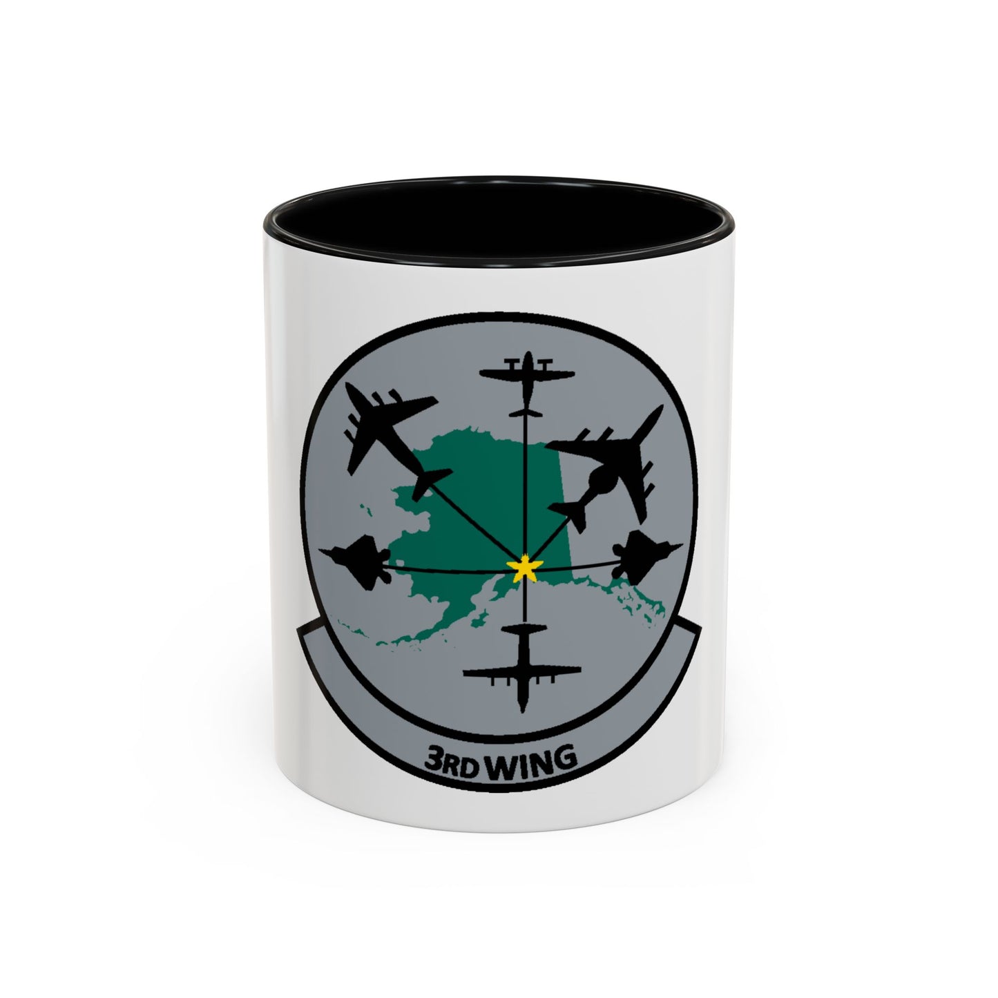 3rd Wing v2 (U.S. Air Force) Accent Coffee Mug
