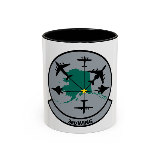3rd Wing v2 (U.S. Air Force) Accent Coffee Mug