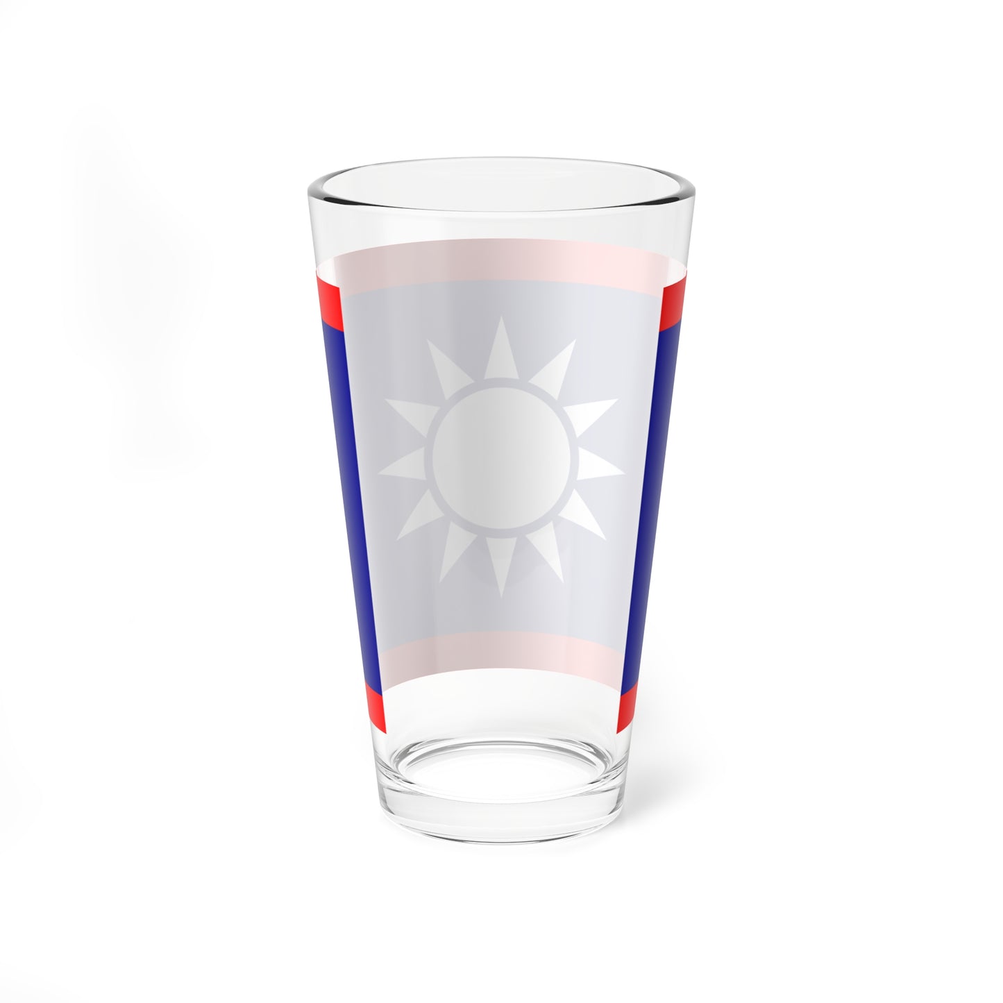 ROCN Rear Admirals Flag 1929 (China) Pint Glass 16oz